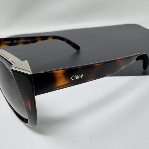 Chloe Oversized Sunglasses CE660S 219 55-19-140 Havana Tortoise chloé main image 11